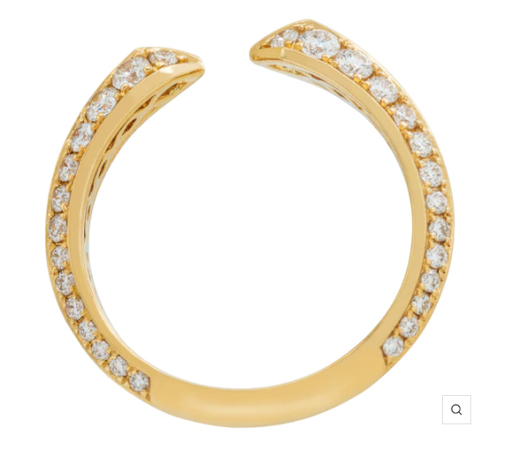 FACE TO FACE ARROWS RING 18KT / DIAMOND