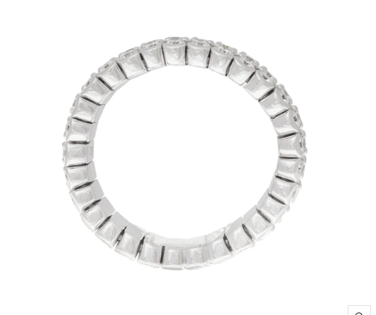 THIN FLEXIBLE BAND RING 18KT / DIAMOND