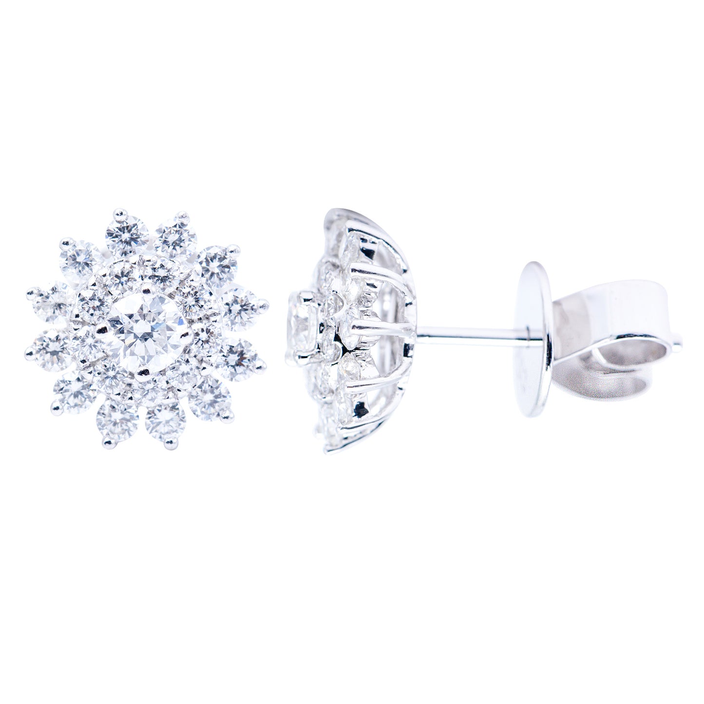 STUD EARRINGS 18KT / DIAMOND