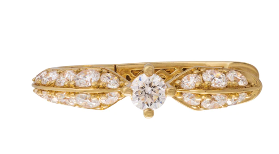 ELEGANT ARROW EARRINGS 18KT / DIAMOND