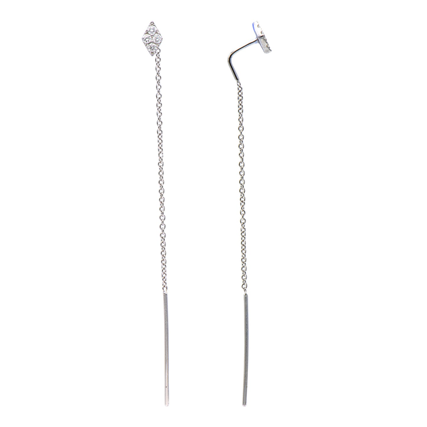HANGING EARRINGS 18KT / DIAMOND