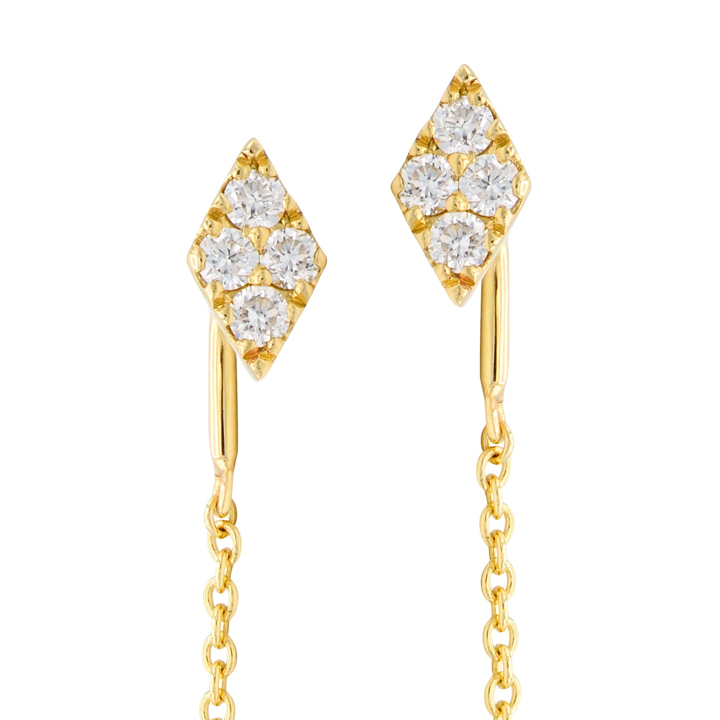 HANGING EARRINGS 18KT / DIAMOND