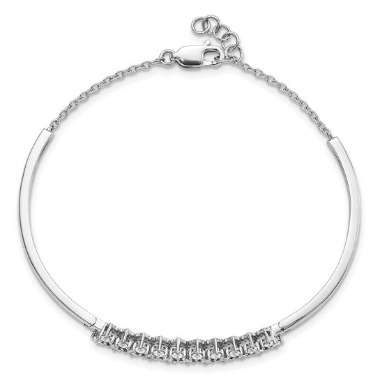 BANGLE BRACELET 14KT / DIAMOND