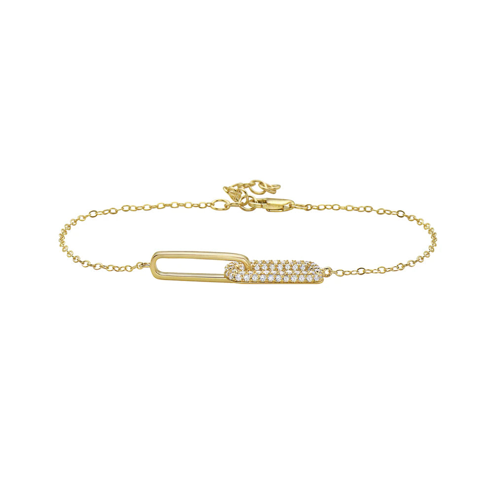 BRACLET 14KY /GOLD/DIAMOND