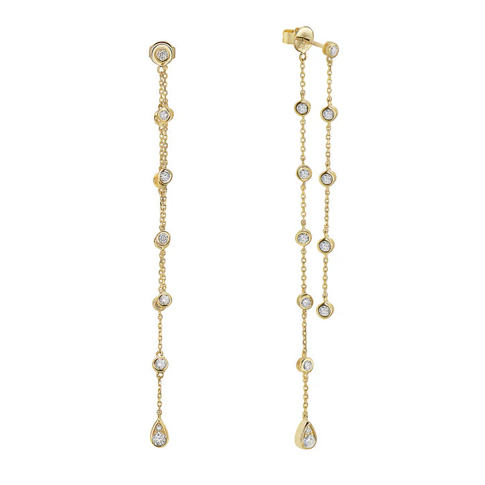 EARRINGS 14KT / DIAMOND
