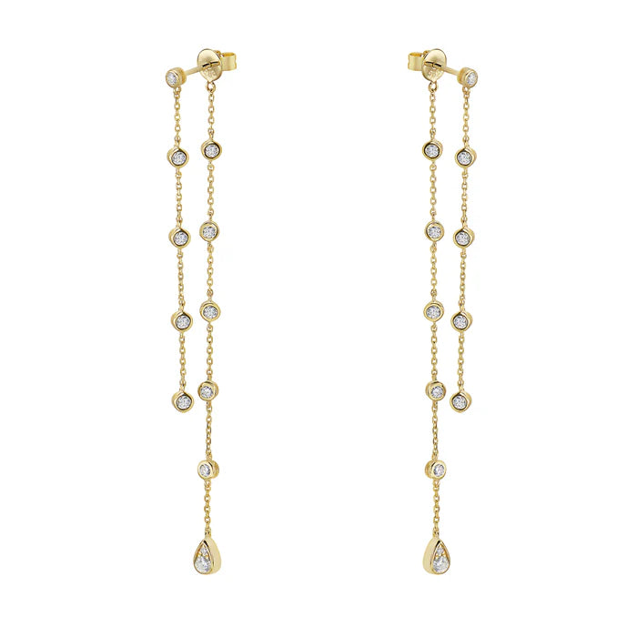 EARRINGS 14KT / DIAMOND