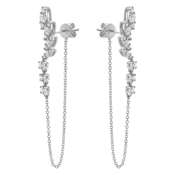 EARRINGS 14KT / DIAMOND