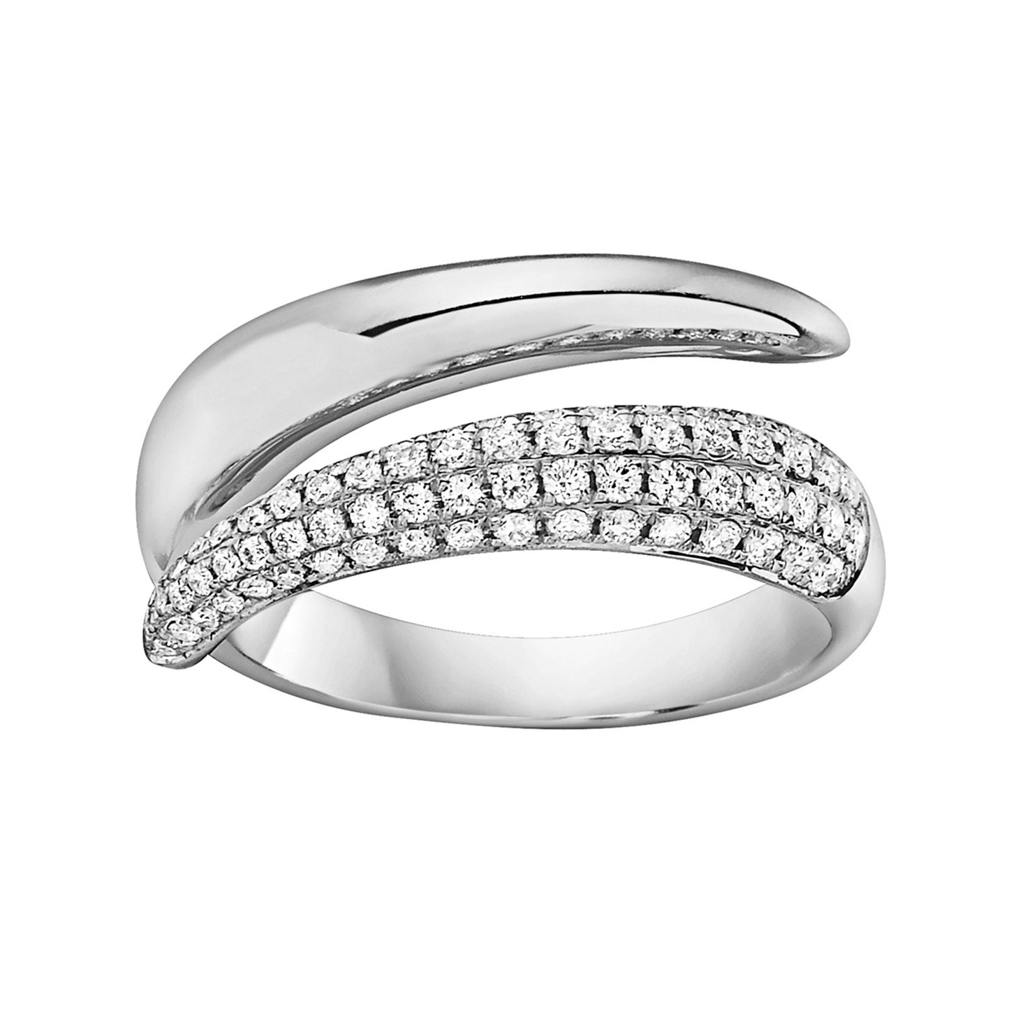 GRIP RING 14KT / DIAMOND