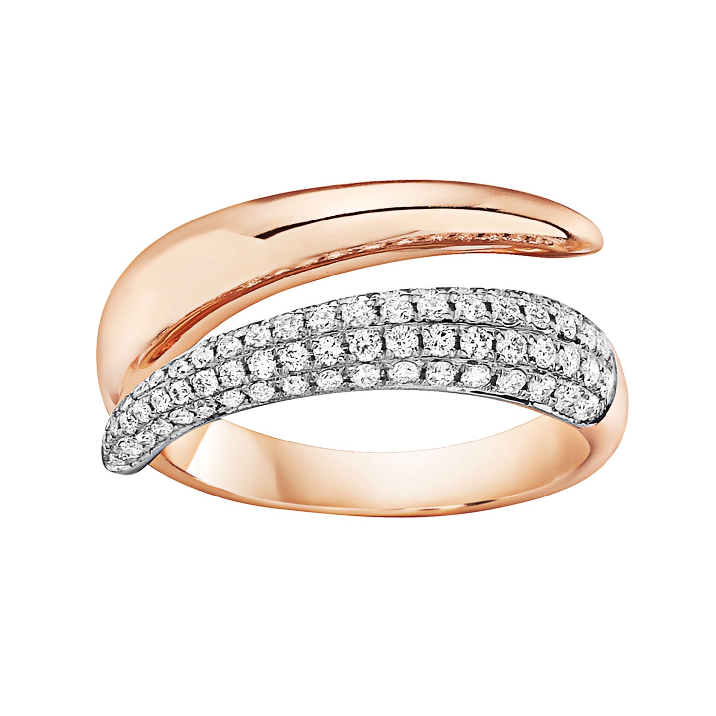 GRIP RING 14KT / DIAMOND