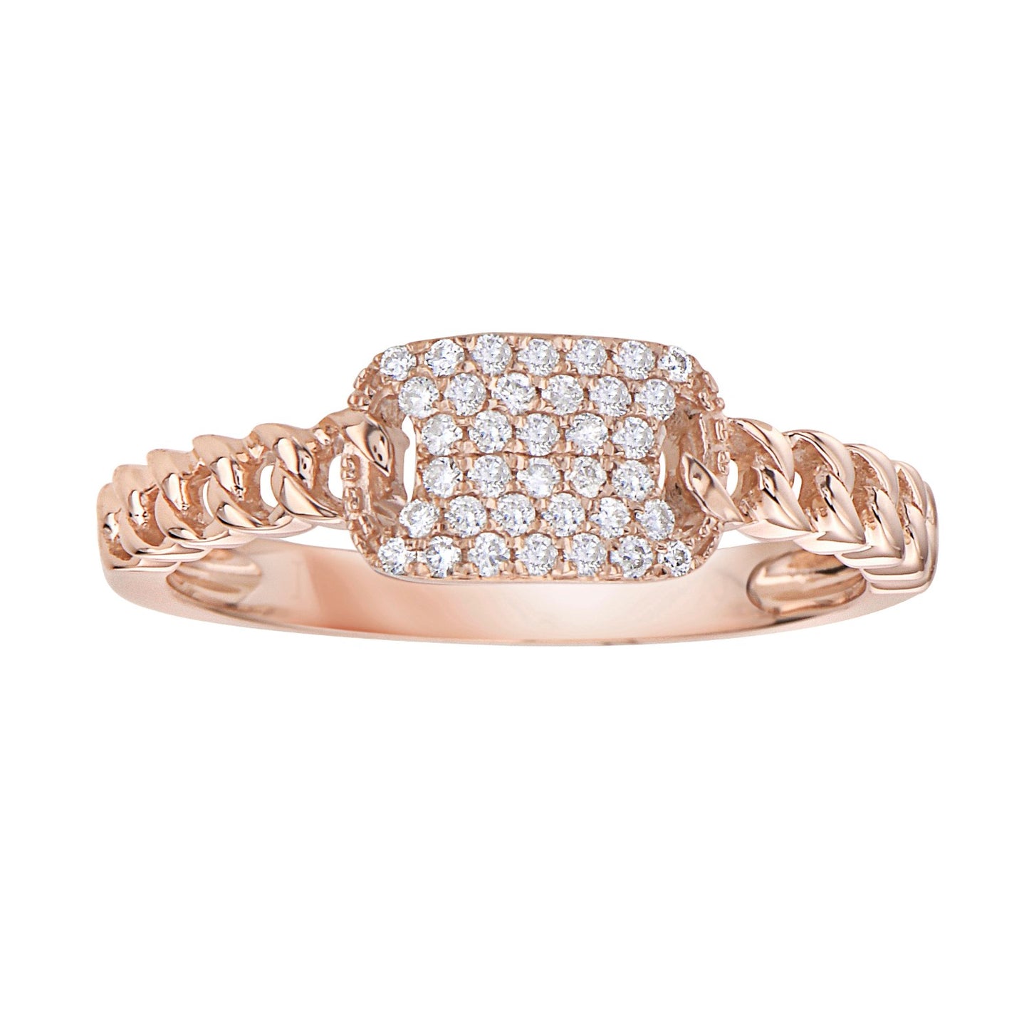 TAG RING 14KT / DIAMOND