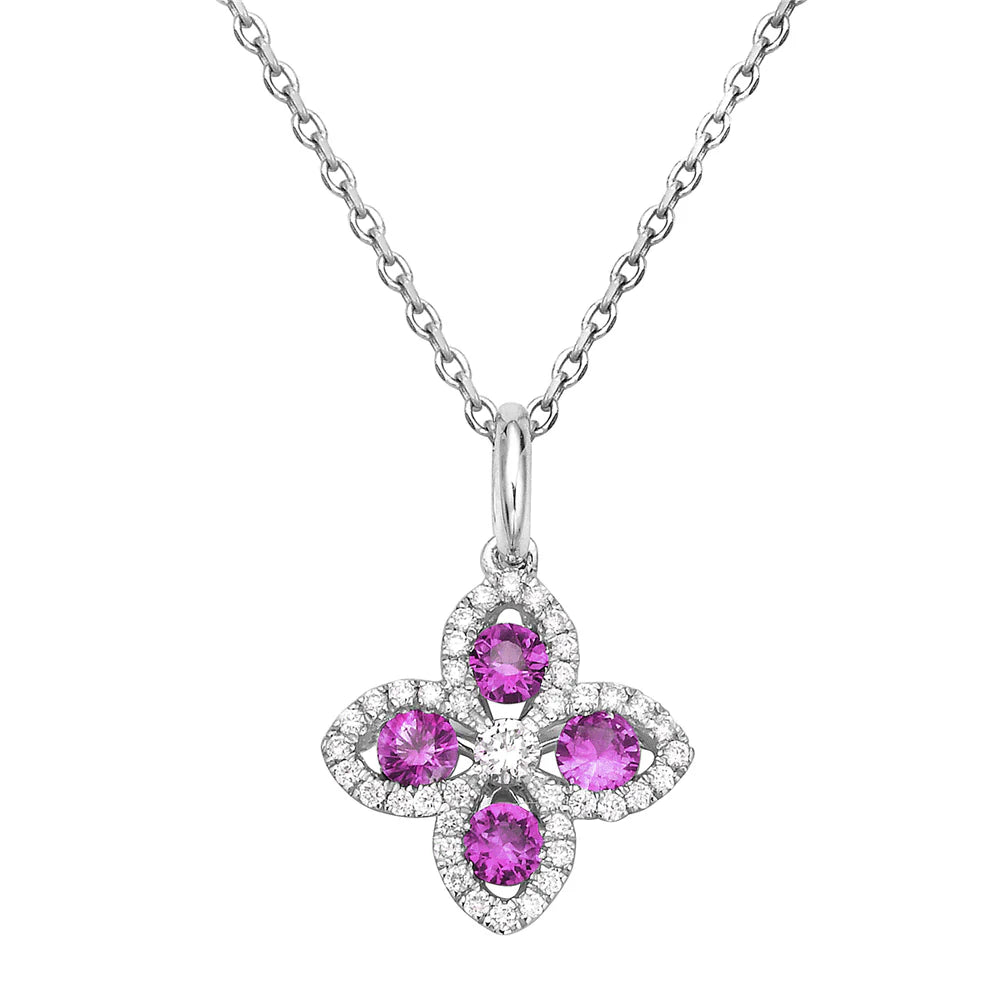 PENDANT 14KW/SAPPHIRE