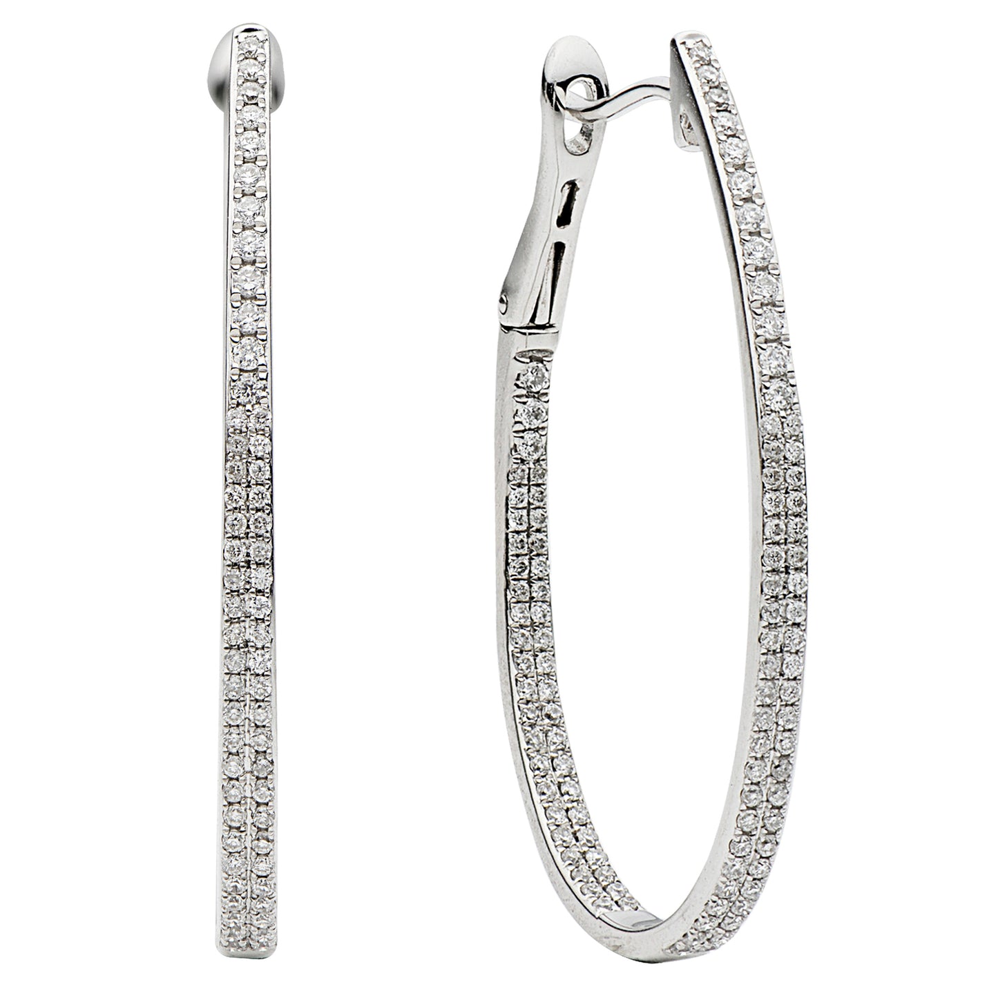 HOOP EARRINGS 18KT / DIAMOND