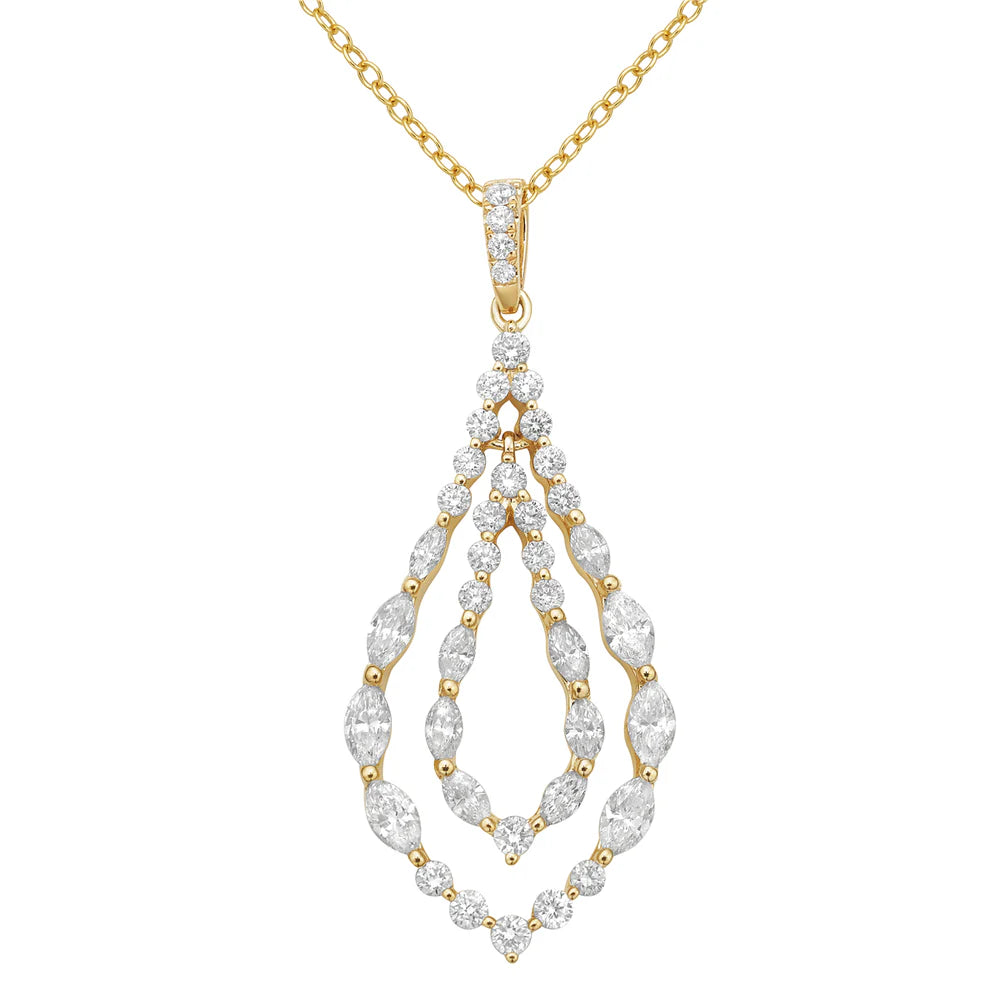 PENDANT 14KY / DIAMOND