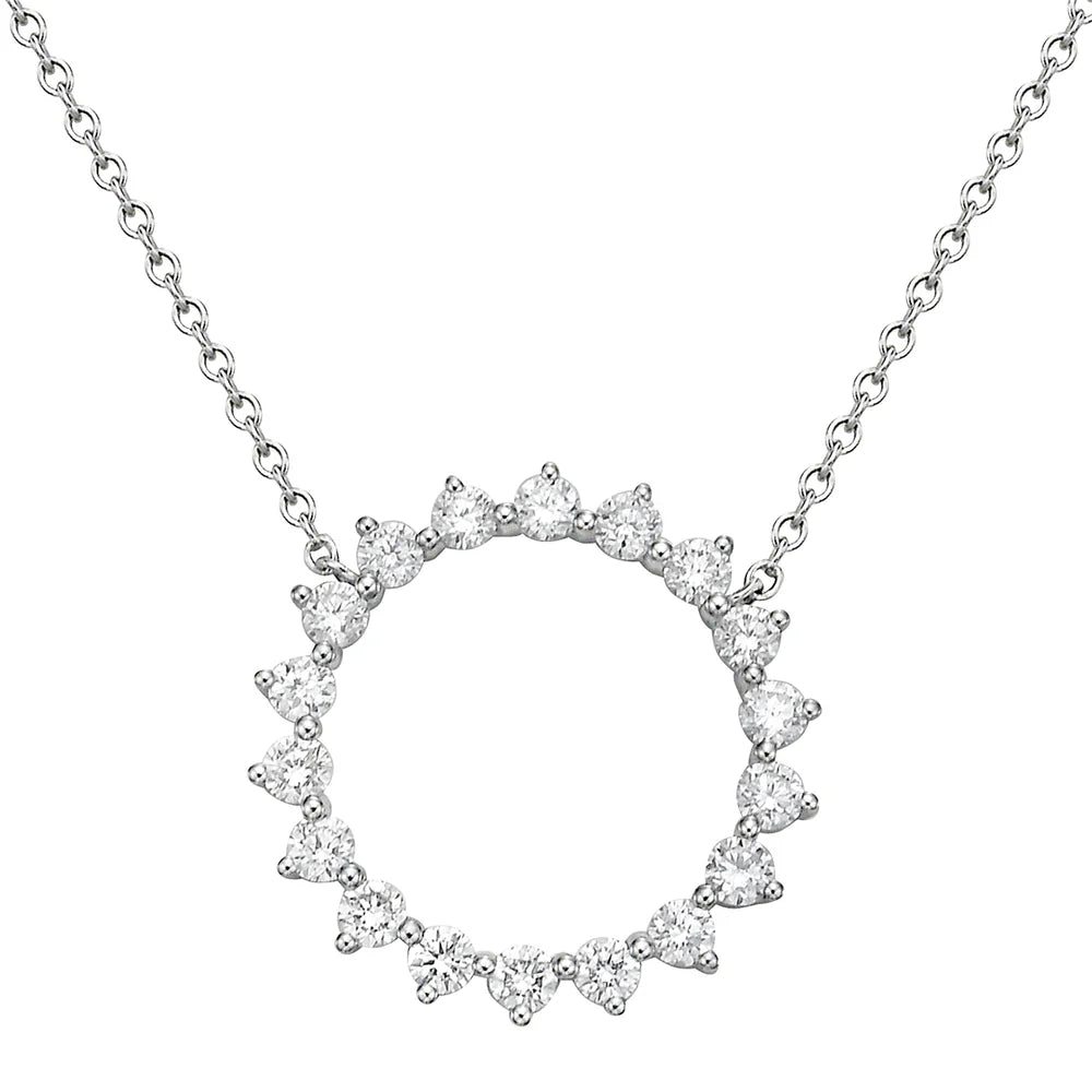 NECKLACE 14KW/DIAMOND