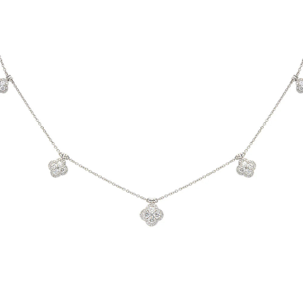 NECKLACE 14KW/ DIAMOND