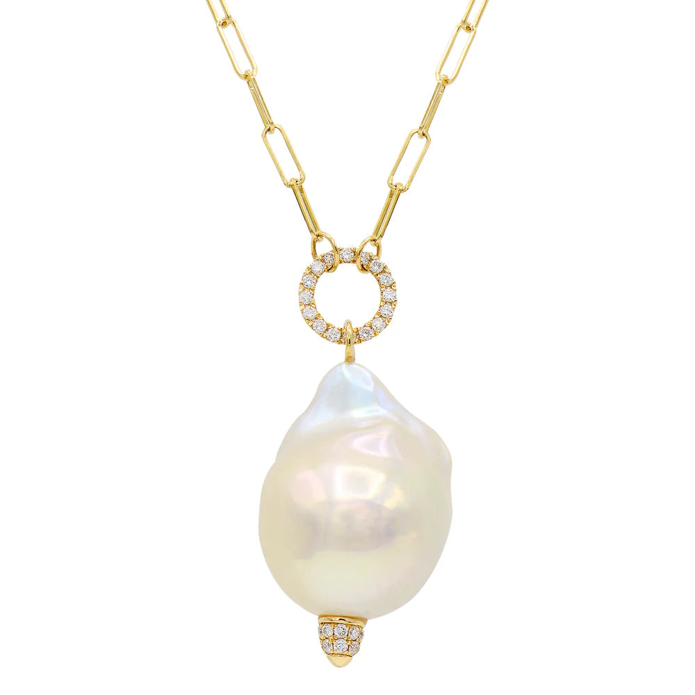 NECKLACE 18KY/PEARL