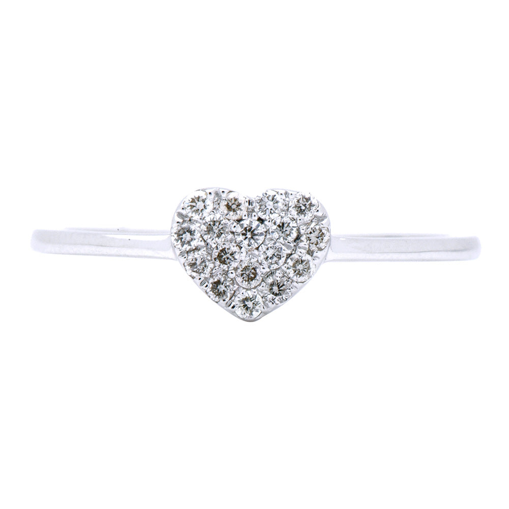 FASHION HEART RING 18KT / DIAMOND