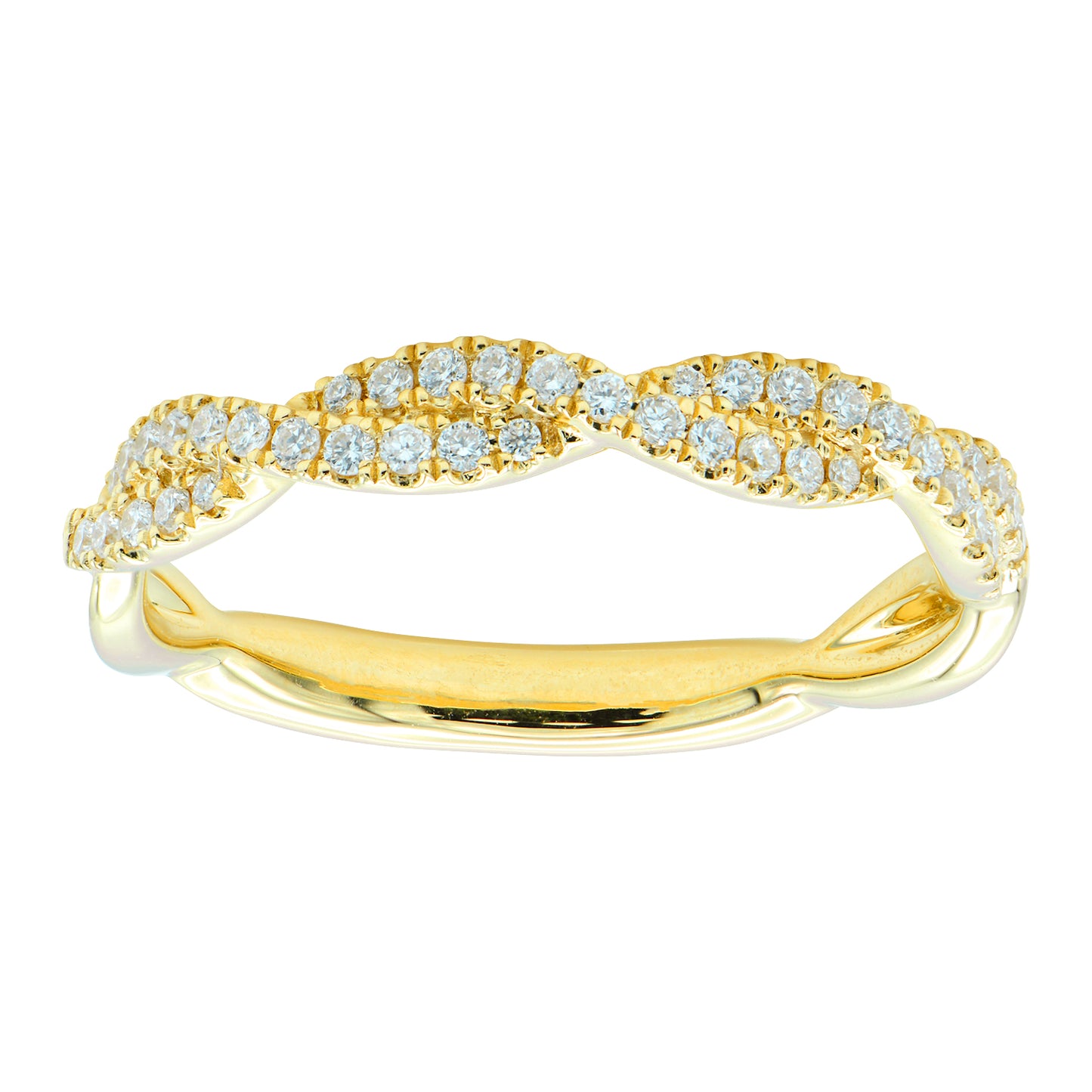 FASHION TWIST RING 18KT / DIAMOND