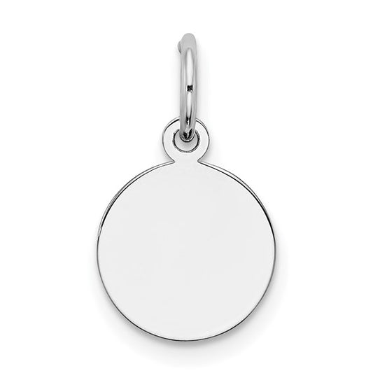 Plain Round Discs (Sterling Silver)
