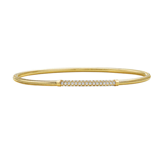 BANGLE 14KY/GOLD/DIAOMND