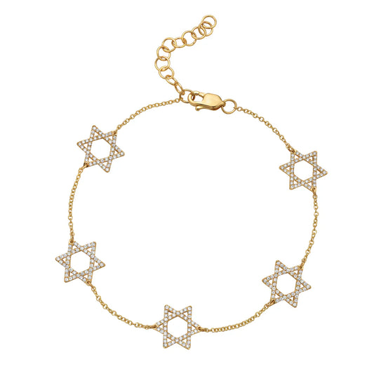 BRACLET 14KY/DIAMOND/GOLD