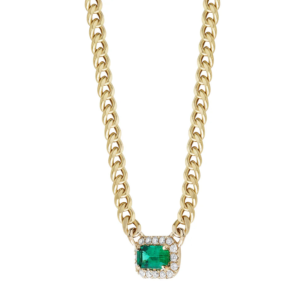 PENDANT 14KY/EMERALD