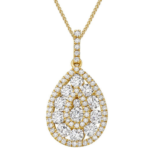 PENDANT 14KY/DIAMOND