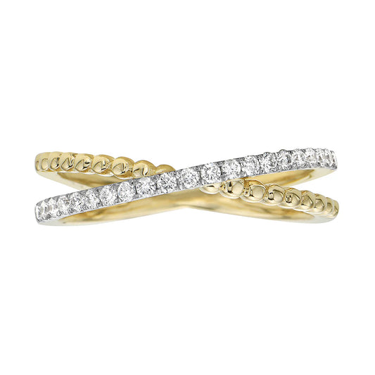 RING 14KY/DIAMOND/GOLD