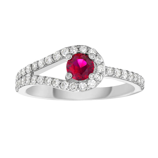 RING 14KW / RUBY