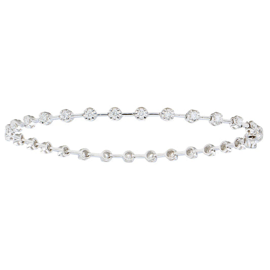 BRACLET 18KW/DIAMOND