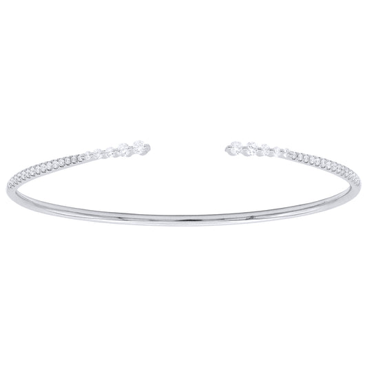 18KW DIAMOND BANGLE