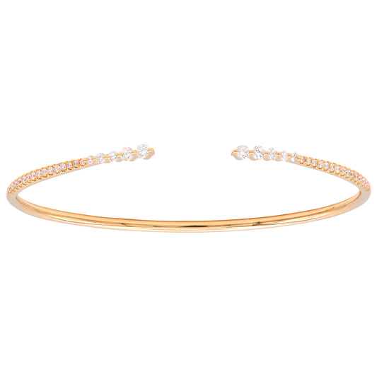 18KR DIAMOND BANGLE