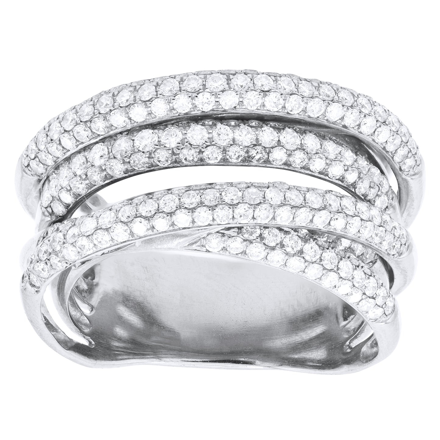 18KW FASHION DIAMOND RING