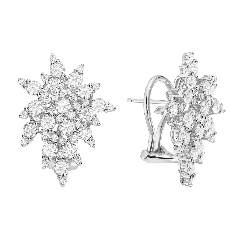 EARRINGS 18KW/DIAMOND