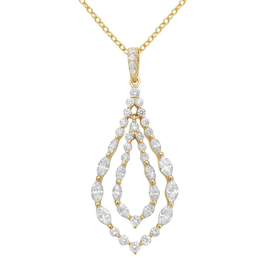 PENDANT 14KY / DIAMOND