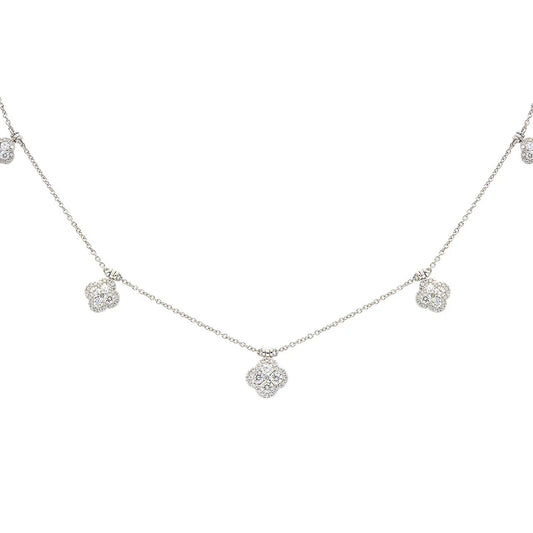 NECKLACE 14KW/ DIAMOND