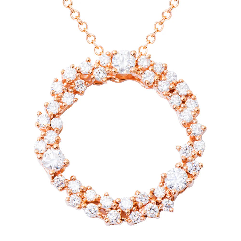 PENDANT 18KR/DIAMOND