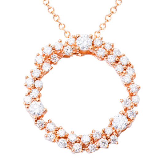 PENDANT 18KR/DIAMOND
