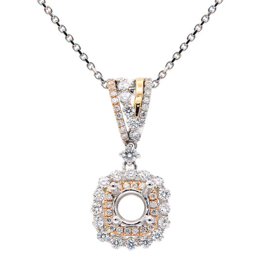 PENDANT 18KWR/DIAMOND