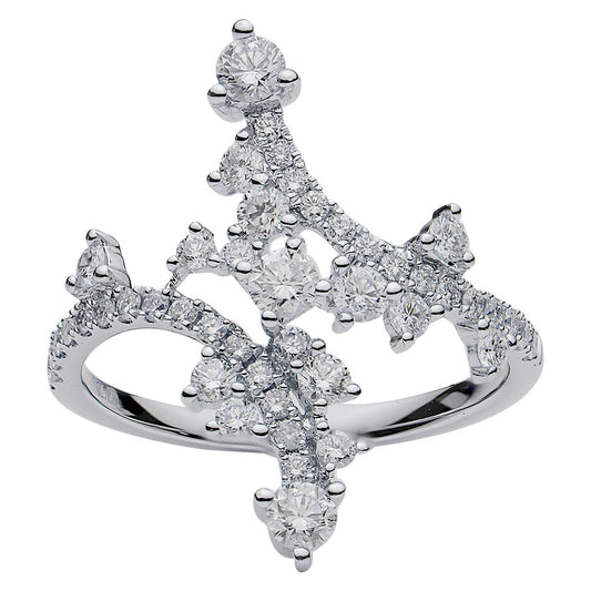 18KW FASHION DIAMOND RING