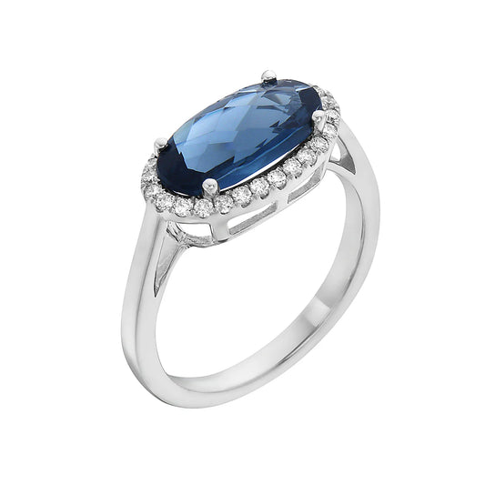 RING 14KW DIAMONDS